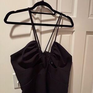 BCBGMaxAzria Black Strappy Dress
